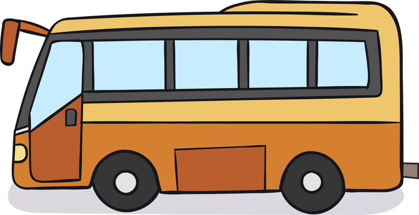 Hand Drawn Travel Bus