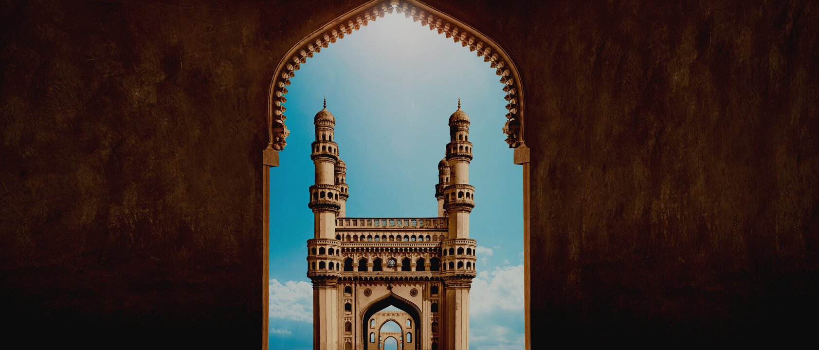 Arch View Charminar.Hyderabad,Telangana,India